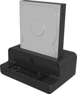 Stacja dokująca Icy Box Stacja dokująca i klonująca  2,5" i 3,5"na M.2 NVMe (IB-2914MSCL-C31) 5