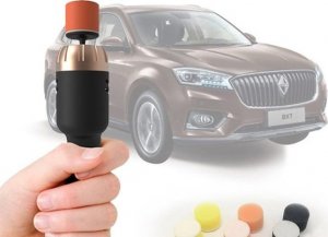 iLogic MINI POLERKA SAMOCHODOWA Maszyna Polerska 4x GĄBKA 5
