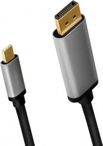 Kabel USB LogiLink USB-C - HDMI 1.8 m Czarno-srebrny (CUA0100) 2