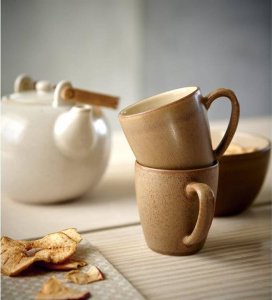 Bitz Zestaw kubków 300ml 4szt. Wood/Ocean Stoneware 28084 4