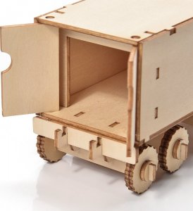 Little-Story Little Story Drewniane Puzzle Model 3D - Ciężarówka 3