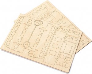 Little-Story  Drewniane Puzzle Model 3D - Autobus 5