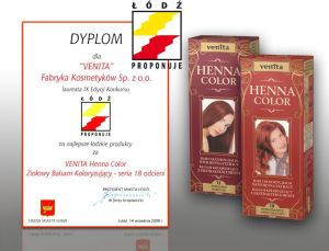 Venita Ziołowe Balsamy Henna Color 114 Złoty brąz 75ml 6