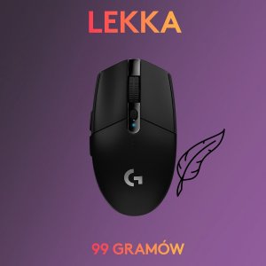 Mysz Logitech G305 Lightspeed Czarna  (910-005283) 6