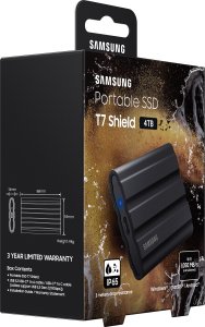 Dysk zewnętrzny SSD Samsung T7 Shield 4TB Czarny (MU-PE4T0S/EU) 10