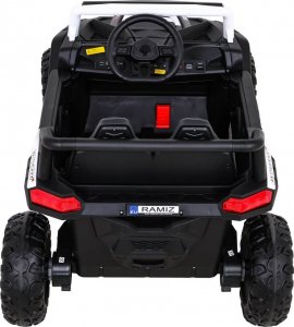 Ramiz Auto na akumulator Buggy UTV 2000M Racing Biały 7