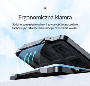 Pokrowiec Orico Etui na karty pamięci: 6*SD, 18*microSD (PHCD-2-BK-BP) 7