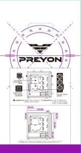 Obudowa PREYON Obudowa PREYON Nest Meshy+ (PRENMP04B) + Wentylator PREYON Eagle Eye 120 PWM ARGB 3-pack (PEE1203B) 14