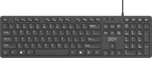 Klawiatura + mysz ZOY Mysz ZOY ZMS08 czarna + Klawiatura ZOY ZK800 + Podkładka ZOY czarna ZMP30 + Torba ZOY ProBag 16" ZLB16 25
