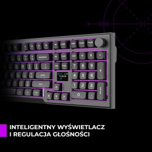 Klawiatura PREYON PREYON SILENT CLAW RED + Podkładka pod nadgarstki Falcon Soft Full Size 39