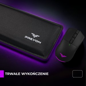 Klawiatura PREYON PREYON SILENT CLAW TKL BROWN + Podkładka pod nadgarstki Falcon Soft TKL 49