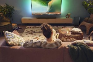 Telewizor Philips 43PUS8010/12 LED 43'' 4K Ultra HD Titan OS Ambilight + Soundbar Philips TAB5309/10 9