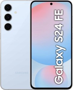 Smartfon Samsung Galaxy S24 FE 5G 8/128GB Niebieski (SM-S721BLBDEUE) + Etui Clear Case 2