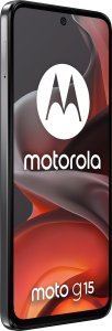 Smartfon Motorola Moto G15 8/128GB Grafitowy (PB6E0017PL) + Etui Clear Case 4