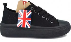 Lee Cooper Trampki Lee Cooper LCW-23-44-1624L czarny niskie tenisówki damskie 39 6