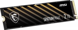 Dysk SSD MSI Spatium M461 2TB M.2 2280 PCI-E x4 Gen4 NVMe (S78-440Q550-P83) 2