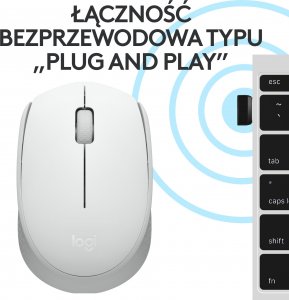 Mysz Logitech M171 biała (910-006867) 7