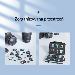 Pokrowiec Orico Etui na karty pamięci, 6 x SD, 4 x microSD, 1 x CF (PHCD-6-BK-BP) 9