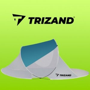 Trizand Namiot plażowy 220x120x90cm - turkusowo - szary 6