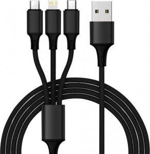 Ładowarka Xtrobb Ładowarka samochodowa 4x USB + kabel Xtrobb 19907 5