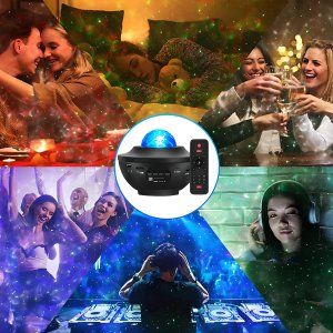 Retoo PROJEKTOR GWIAZD STAR LAMPKA NOCNA LED USB + PILOT 14