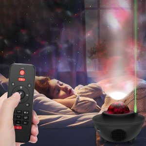 Retoo PROJEKTOR GWIAZD STAR LAMPKA NOCNA LED USB + PILOT 9