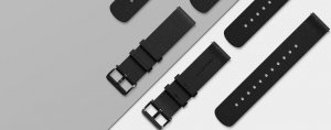 Huami Sk&oacute;rzany pasek Amazfit Leather Strap Zepp E 20mm (czarny) 2
