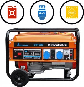 Agregat ExtraLink Generator pršdu Hybrid 3kW EGH-3000 25