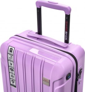 SwissBags Walizka kabinowa Tourist 55cm fioletowa 5