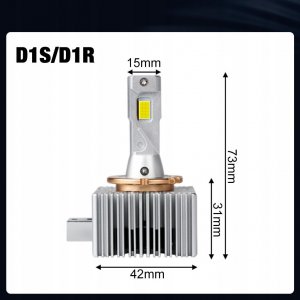 SKLEPLEDY ŻARNIKI LED D1S D1R XSTORM P&P CANBUS 25000LM 70W 3