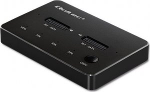 Stacja dokująca Qoltec Stacja dokująca dysków 2x SSD M.2 SATA | NGFF | USB typ C 11