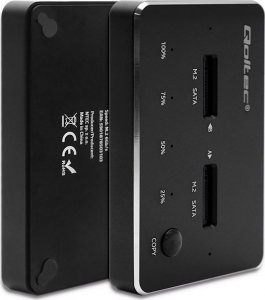 Stacja dokująca Qoltec Stacja dokująca dysków 2x SSD M.2 SATA | NGFF | USB typ C 5