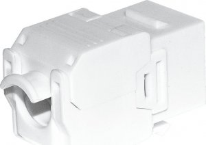 NetRack Moduł keystone Jack RJ45 kat. 6 UTP, beznarzędziowy, biały Netrack 2