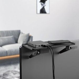 Techly Półka na telewizor pod dekoder pilot regulowana 3