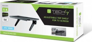 Techly Półka na telewizor pod dekoder pilot regulowana 8