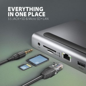 Stacja/replikator Axagon HMC-4KX3 USB-C 7