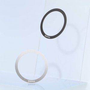 Baseus Pierścień magnetyczny Halo MagSafe czarny 2szt. 14