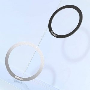 Baseus Pierścień magnetyczny Halo MagSafe czarny 2szt. 5