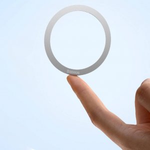 Baseus Pierścień magnetyczny Halo MagSafe czarny 2szt. 9