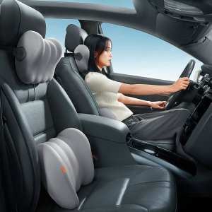 Baseus Dodatkowa poduszka na zagłówek samochodowy Baseus Comfort Ride (szara) 10