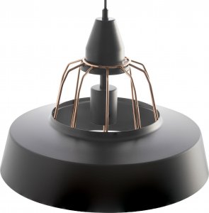 Lampa wisząca Orno ROCCO 1P, lampa wisząca, E27 max. 60W, czarna, miedziana 4
