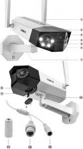 Kamera IP Reolink Kamera IP DUO 2 WiFi 4K 8MP LED 30m 3