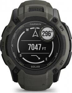 Zegarek sportowy Garmin Instinct 2X Solar Czarno-zielony  (010-02805-05) 10