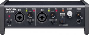 Tascam US-2x2HR - Interfejs USB audio/MIDI wysokiej rozdzielczości (2 wejścia, 2 wyjścia) 2