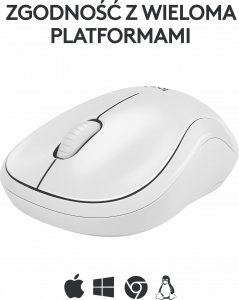 Mysz Logitech M240 Silent biała (910-007120) 6
