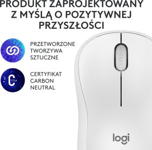 Mysz Logitech M240 Silent biała (910-007120) 8