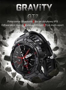 Smartwatch Gravity GT7-5 Czerwony  (GT7-5) 15