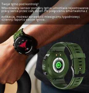 Smartwatch Gravity GT7-5 Czerwony  (GT7-5) 7