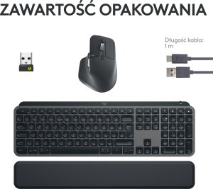 Klawiatura + mysz Logitech MX Keys S Combo Graphite (920-011614) 9