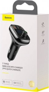 Transmiter FM Baseus samochodowy bluetooth MP3 S-13 czarny [CCMT000101] 7
